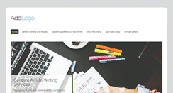 Desktop Screenshot of contentarticlewriter.com